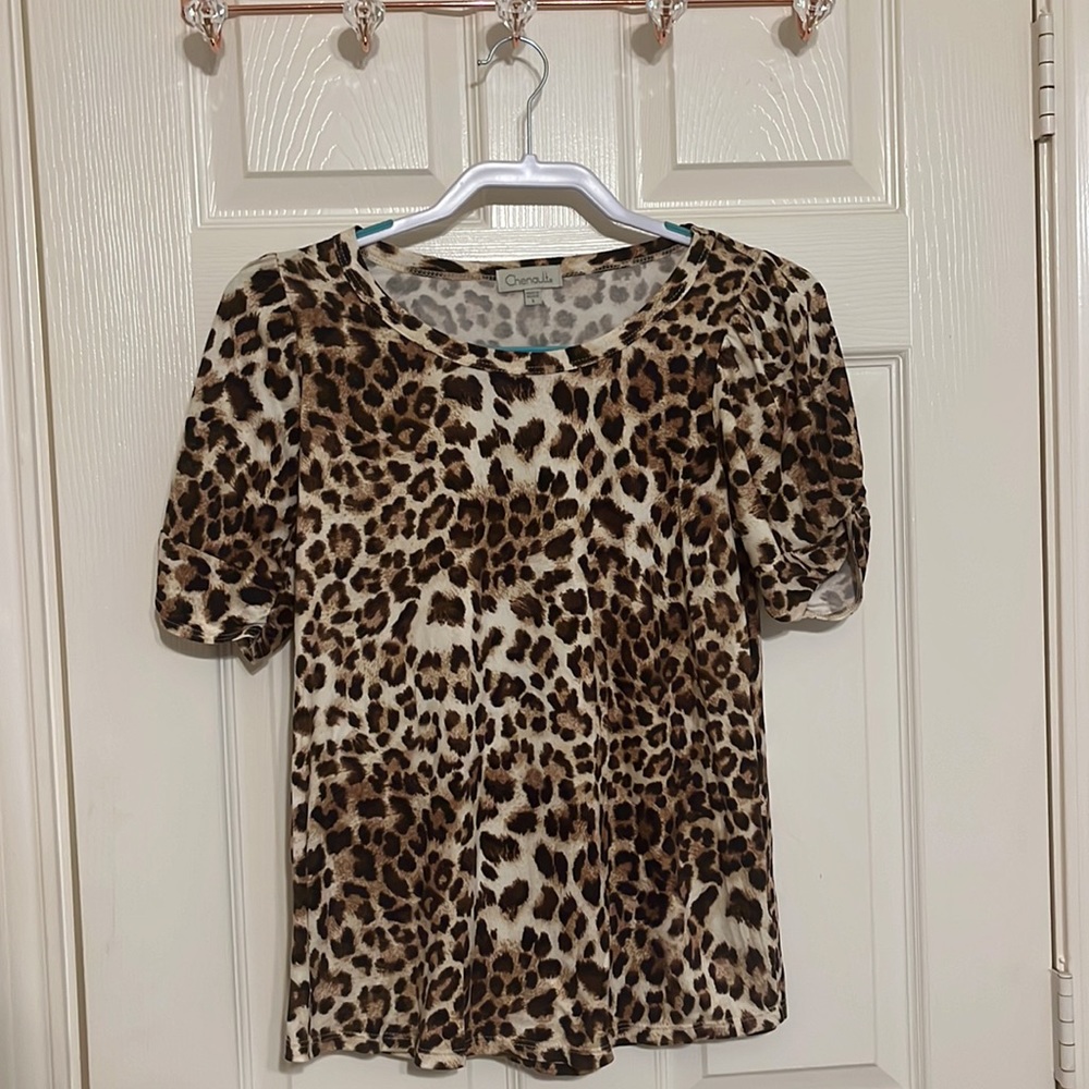 Chenault Cheetah Blouse